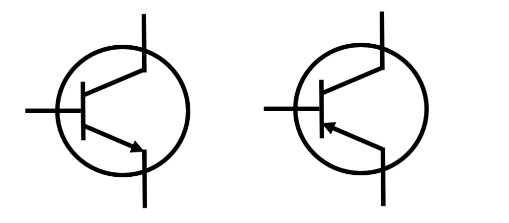 バイポーラトランジスタの回路記号